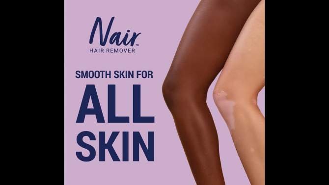 Nair Hair Removal Body Cream, Cocoa Butter and Vitamin E - 9.0oz, 2 of 12, play video