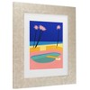 Trademark Fine Art - Rosi Feist  Malibu Beach Matted Framed Art - image 3 of 4