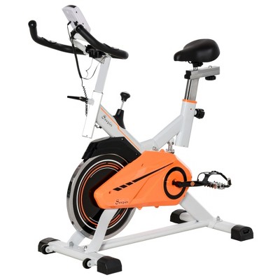 Soozier 29 lb Flywheel Indoor Stationary Cycling Exercise Bike with LCD Monitor Adjustable Resistance & Bottle Holder