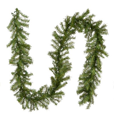 9-Foot Green Artificial Norwood Fir Christmas Garland with Clear Lights