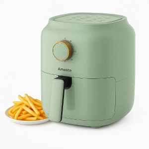 ZACHVO 360° Hot Air Circulation Air Fryer, 60-Min Timer, Non-Stick, Auto Shut-Off, Overheat Protection, Cord Storage & Power Memory - 1 of 4