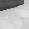 SEVOBAL Bed Pillows Ergonomic Curve Support Pillow with Cooling Technology and Washable Cover, White, 29"*16.5"*6" - 3 of 4