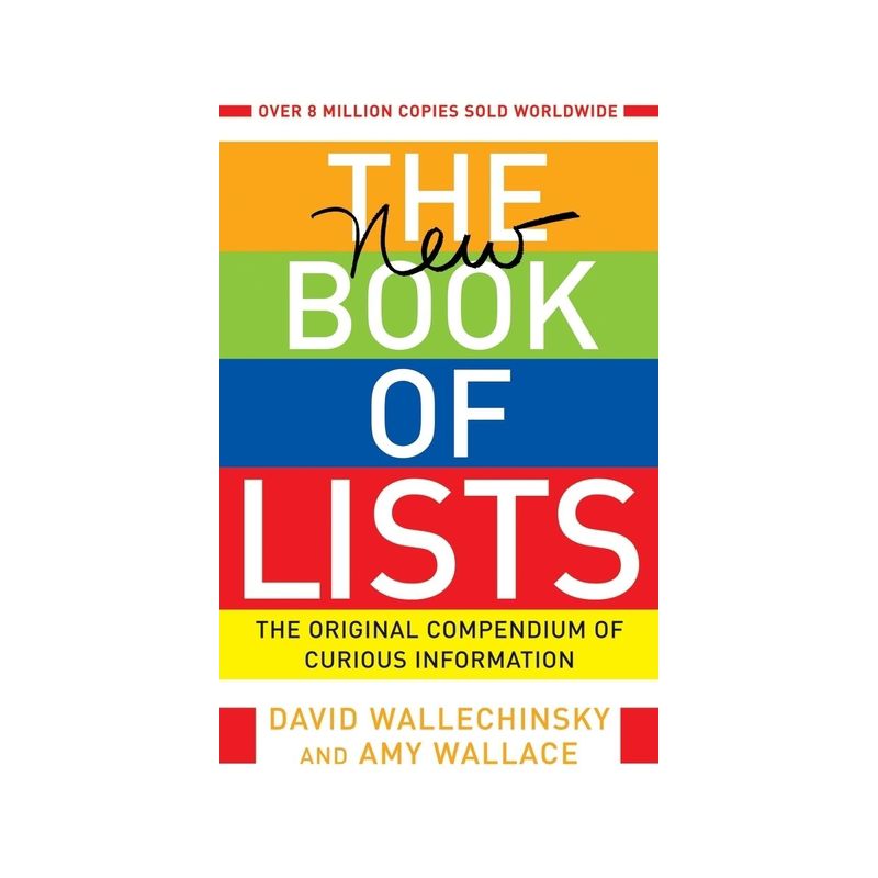 The New Book of Lists - by  David Wallechinsky & Amy Wallace (Paperback), 1 of 2