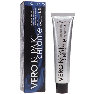 Joico Vero K-Pak Chrome Demi-Permanent Creme Color N6, Caramel, 2.5 oz