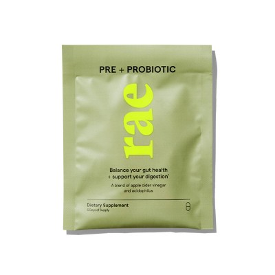 Rae Pre + Probiotic Dietary Supplement Capsules for Gut Health - 10ct