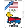 Trends International Team USA x Peanuts – Woodstock Drives the Zamboni Unframed Wall Poster Prints - 3 of 4