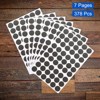 Unique Bargains Self Adhesive PVC Waterproof Screw Hole Stickers - 3 of 4