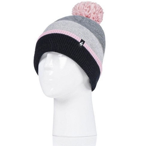 Women's Alps Flat Knit Snowsports Hat | Size One Size - Grey/pink - image 1 of 1