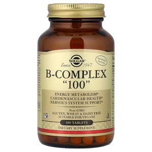 Solgar B-Complex "100", 100 Tablets - 1 of 4