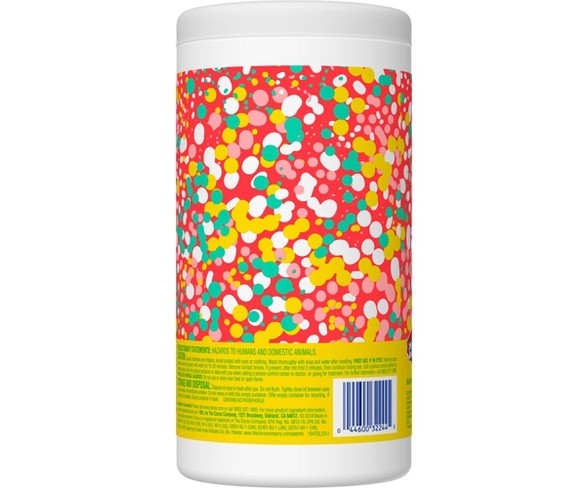 Clorox Oh Joy Disinfecting Wipes Crisp Lemon 75ct