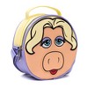 Disney Bag, Crossbody, Round, The Muppets Miss Piggy Face Character Close Up, Lavender, Vegan Leather - 2 of 4