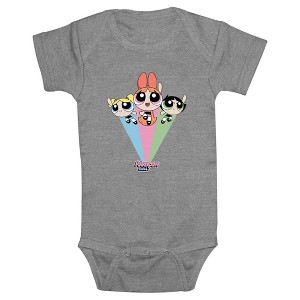 Infant's The Powerpuff Girls Rainbow Flight Bodysuit - 1 of 4