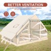 Docred Inflatable Tent for Camping,4 Person Tents with Large Awning, PU 3000mm Waterproof Oxford Portable Tailgate Blow Up Tent for SUV Car Jeep - 4 of 4