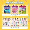 Joyfy 3 Set Puffy Sticker Activity Books - Dress-up, Princess Mermaid, 3D Reusable Sticker Books for Kids 3-6, Educational Sensory Learning Toy Crafts - 2 of 4