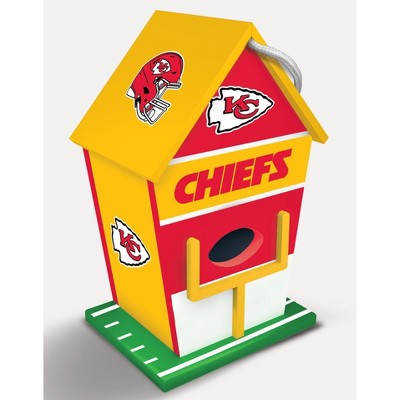 MasterPieces Officially Licensed NFL Kansas City Chiefs outdoor wood birdhouse!