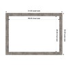 Amanti Art Marred Pewter Framed Dry Erase Magnetic Board - 3 of 4