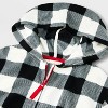 Boys' Buffalo Check Long Sleeve Union Suit - Cat & Jack™ Black/White - image 3 of 4