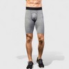 Anna-Kaci Active Men's Padded Compression Cycling Shorts with Wide Waistband and Mid-Thigh Length - 2 of 4