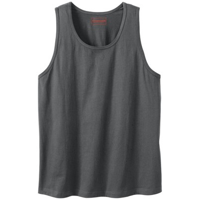 Kingsize Men's Big & Tall Heavyweight Cotton Tank - Tall - 6xl, Silver :  Target