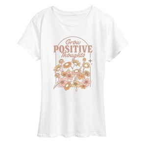 Women's - Instant Message - Grow Positive Short Sleeve Graphic T-Shirt - 1 of 4