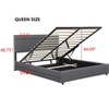 NicBex Queen/Full Size Upholstered Platform Bed with Lifting Storage for Kids Teens Adults - 3 of 4