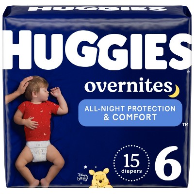 Huggies Overnites Diapers Jumbo Pack - Size 6 - 15ct