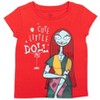 Disney Nightmare Before Christmas Girls 3 Pack T-Shirts Toddler to Big Kid - image 3 of 4