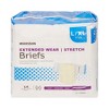 McKesson Extended Wear Stretch Briefs, Incontinence, Maximum Absorbency, Unisex, Large - 2 of 4