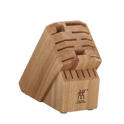 ZWILLING Pro 16-slot Knife Block - Rubberwood Natural