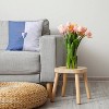 16"x16" Valentine's Day Modern Heart Square Throw Pillow Cornflower - e by design: Festive Decor, Indoor Use - 3 of 4
