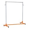 Z Rack, Portable Rolling Clothes Rack, Heavy Duty Garment Rack with Nesting Base, Commercial Clothing Rack with Wheels for Living Room, Bedroom - 2 of 4