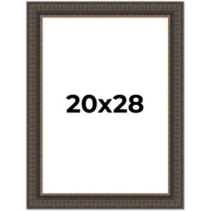 PosterPalooza | Museum Brown Picture Frame - UV Acrylic, Foam Board Backing, Hanging Hardware - 1 of 4