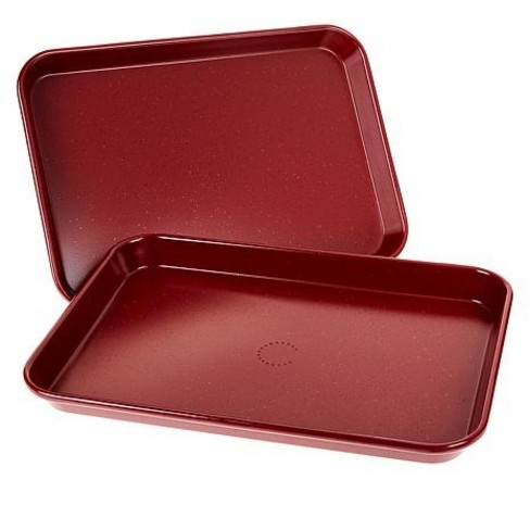 Curtis Stone Dura-Pan Nonstick Cast Aluminum All Day Pan Refurbished Cherry  in 2023