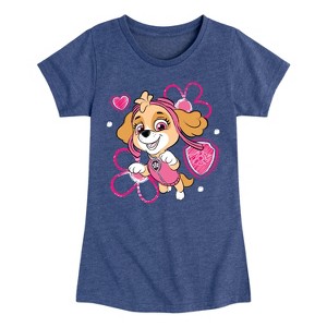 Girls' - Paw Patrol - Skye Sketch Fitted Short Sleeve Graphic T-Shirt - 1 of 4