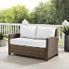 HomeStock Bradenton Outdoor Wicker Loveseat - 3 of 4