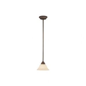 Livex Lighting Coronado 1 - Light Semi-Flush Mount in  Polished Brass - 1 of 1