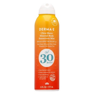 derma sunscreen mist