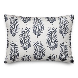 Creative Products Blue Fern Pattern 14x20 Indoor / Outdoor Pillow - 1 of 4