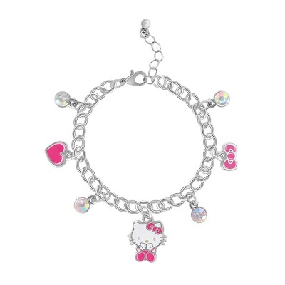 Hello Kitty Heart Charm Bracelet – Pink House Boutique
