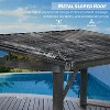 Cuschoice Grill Canopy for Outdoor Grill w/Double Galvanized Steel Roof and 2 Side Shelves, BBQ Gazebo Grill Tent for Patio Garden Backyard - 4 of 4