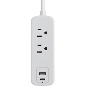 Ciao Tech 5 FT 2 Outlet, 1 USB, 1 Type-C Braided Cable Extension Cord - 1 of 4