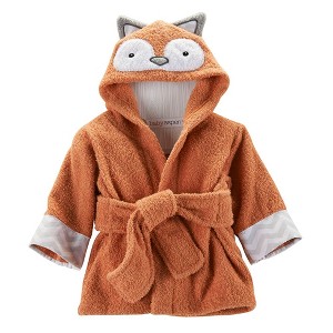 Baby Aspen Rub-a-Dub Fox in the Tub Hooded Spa Robe | BA14135NA - 1 of 4