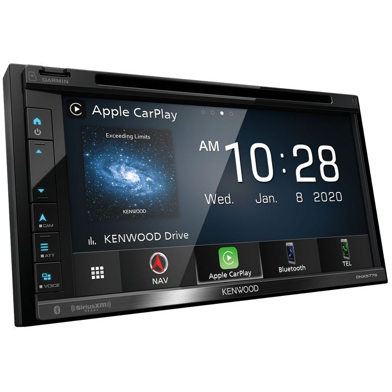 Kenwood DNX577S Navigation Receiver with CMOS-320LP Multi-Angle Rear View Camera with License Plate Mounting, 5 of 10