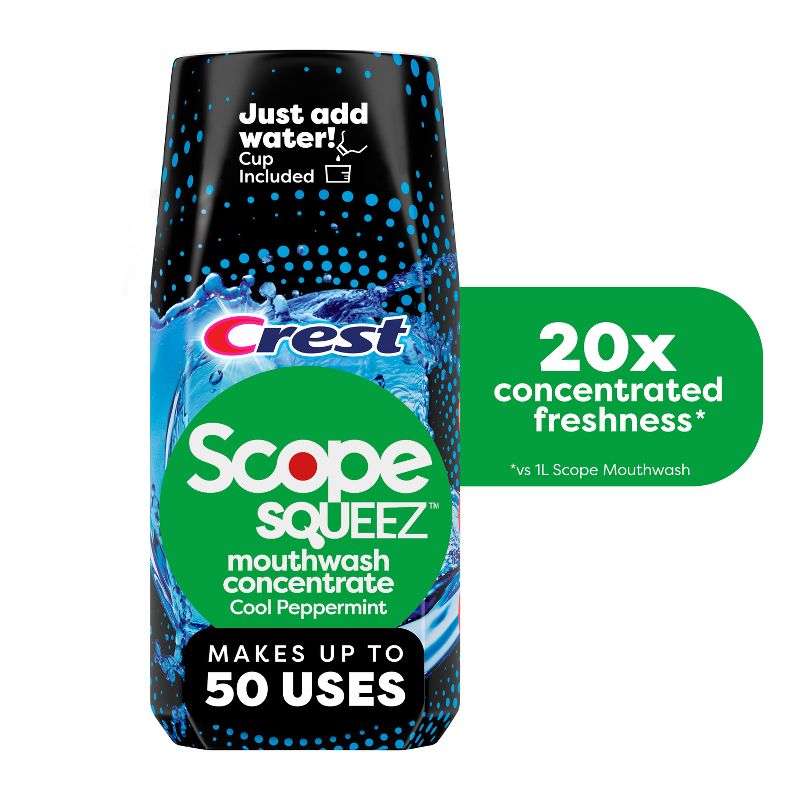 Scope Squeez Mouthwash Concentrate - Cool Peppermint - 1.69 fl oz, 3 of 19