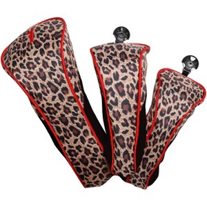 Glove It Women's Leopard Golf Club Cover Set of 3 Driver, Wood, Hybrid - 1 of 4