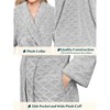 PAVILIA Short Robes for Women, Plush Soft Bathrobe Womens Lightweight, Fluffy Fuzzy Robe Knee Length, Shower Spa - 4 of 4
