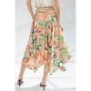 Women's Marble Printed Dull Satin Skirt - Easel - 2 of 2