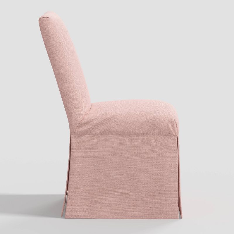 Samy Skirted Slipcover Dining Chair in Linen - Threshold™, 4 of 9
