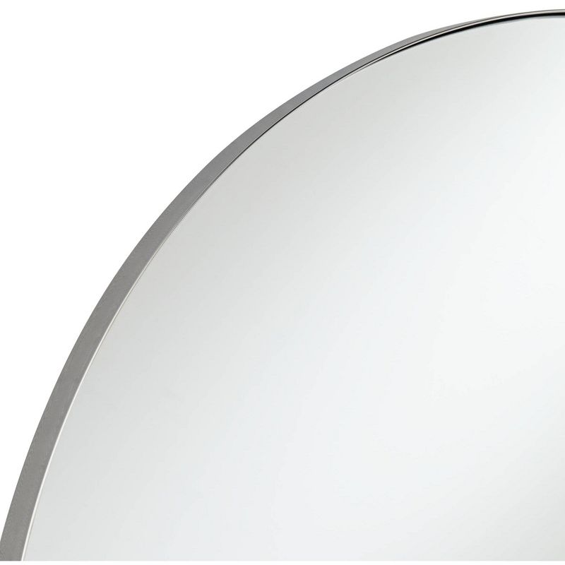 Uttermost Drake Polished Nickel 34" Round Wall Mirror, 3 of 9
