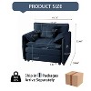 ORRD 41.7" Oversized Upholstered Sofa Chair with Pillow, Beige - 4 of 4